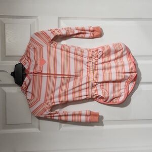 Toddler Girl Striped Romper Pajamas